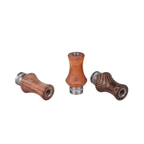 Stainless Steel & Wood Vase Design Drip Tips (WD012)