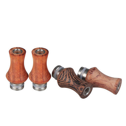 Stainless Steel & Wood Vase Design Drip Tips (WD012)