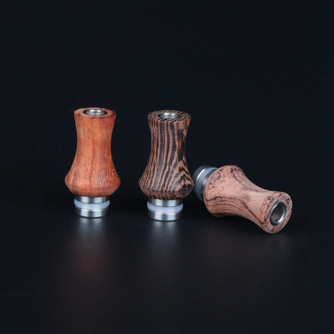 Stainless Steel & Wood Vase Design Drip Tips (WD012)