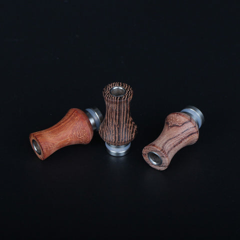 Stainless Steel & Wood Vase Design Drip Tips (WD012)