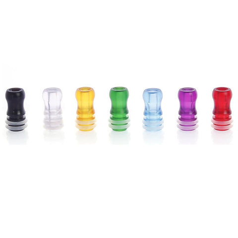 Transparent Plastic Nipple Design Twin O-Ring Drip Tips (PLA001)