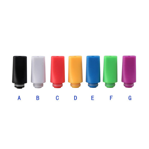 Colourful Plastic Flat Tapered Drip Tips (PLA026)