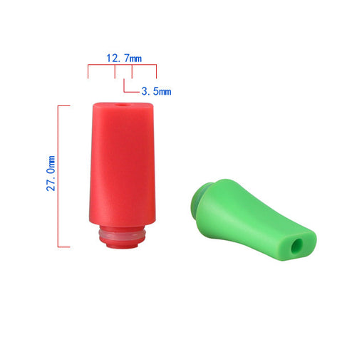 Colourful Plastic Flat Tapered Drip Tips (PLA026)