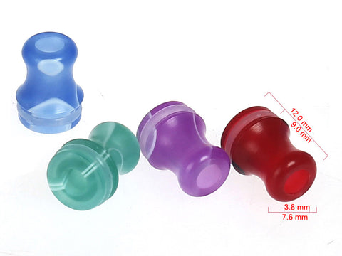 Stumpy Plastic Marble Effect Drip Tips (PLA027)