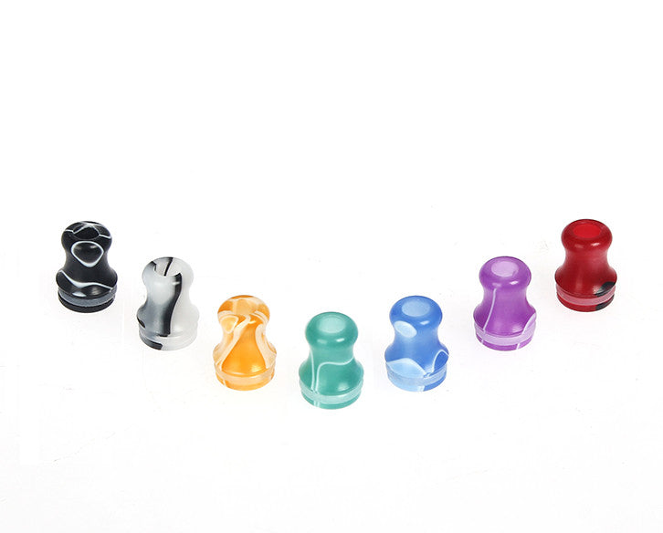 Stumpy Plastic Marble Effect Drip Tips (PLA027)