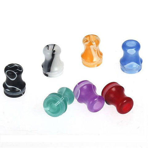 Stumpy Plastic Marble Effect Drip Tips (PLA027)