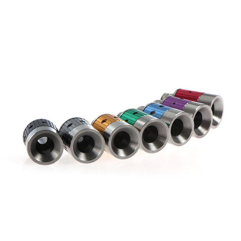 Aluminium & Stainless Steel Adjustable Air Flow Wide Bore Drip Tips (AIR003)