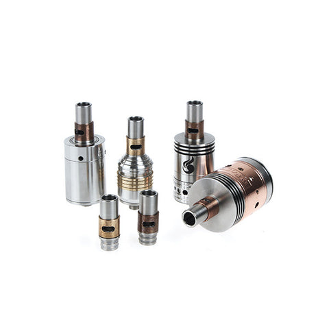Stainless Steel & Brass Or Copper Dual Hole Adjustable Air Flow Wide Bore Drip Tips (AIR005)