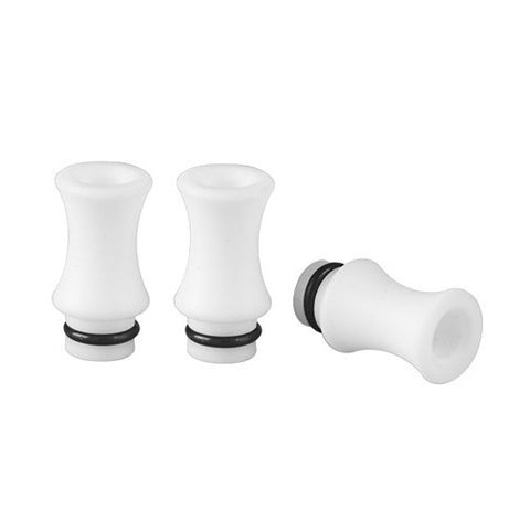 White Vase Design PTFE Drip Tip (TEF007)