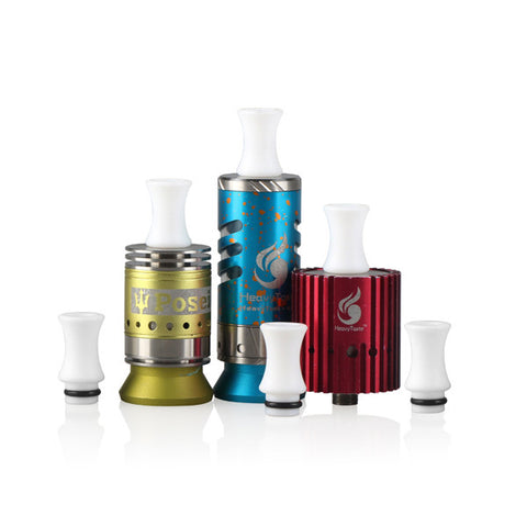 White Vase Design PTFE Drip Tip (TEF007)