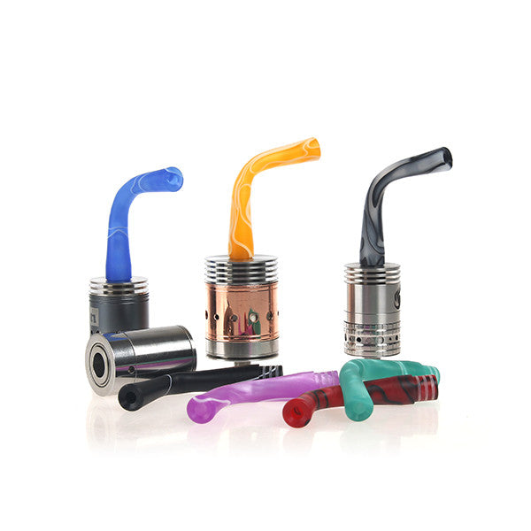 Extra Long Angled Acrylic Drip Tip (XL001)