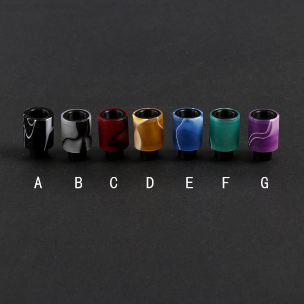 Acrylic & Delrin Friction Fit Wide Bore Drip Tip