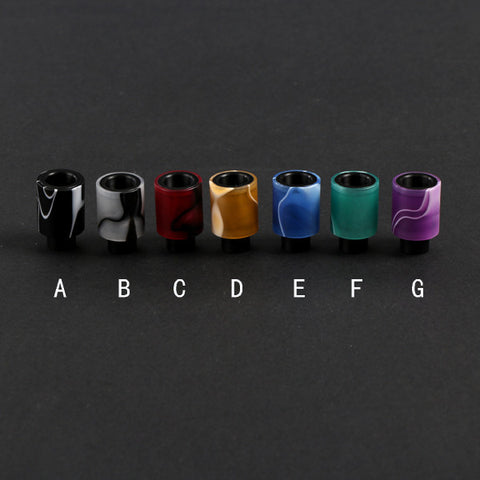 Acrylic & Delrin Friction Fit Wide Bore Drip Tip