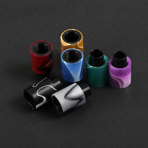 Acrylic & Delrin Friction Fit Wide Bore Drip Tip