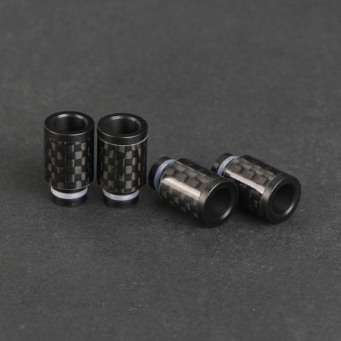 New Style Short Carbon Fibre Wide Bore Drip Tip (CF002)