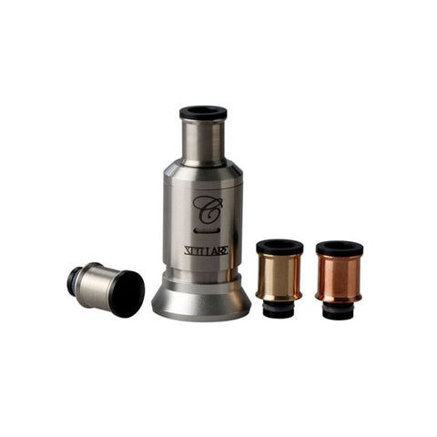 Cauldron Style Stainless Steel / Brass / Copper & Delrin Wide Bore Drip Tips (SS037)
