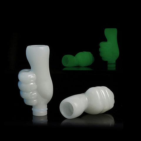 Glow In The Dark Middle Finger, Peace Sign Or Thumb Drip Tips (GLOW004)
