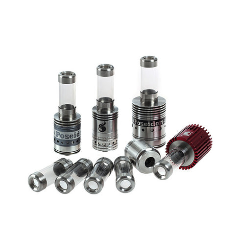 Extra Long Glass & Stainless Steel Capsule Design Wide Bore Drip Tip (GLS006)