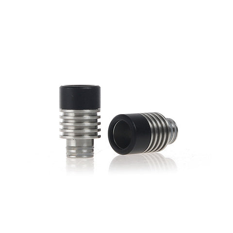 Aluminium & Stainless Steel Gyroidal Wide Bore Drip Tips (ALU002)