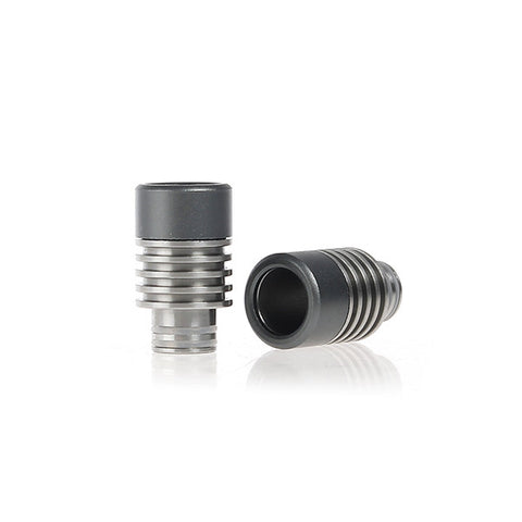 Aluminium & Stainless Steel Gyroidal Wide Bore Drip Tips (ALU002)