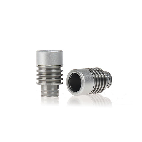 Aluminium & Stainless Steel Gyroidal Wide Bore Drip Tips (ALU002)