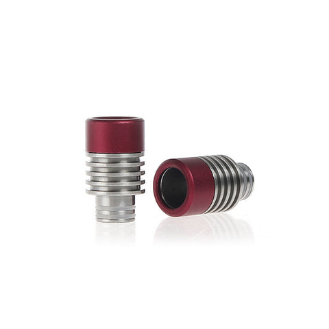 Aluminium & Stainless Steel Gyroidal Wide Bore Drip Tips (ALU002)