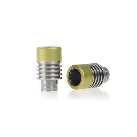 Aluminium & Stainless Steel Gyroidal Wide Bore Drip Tips (ALU002)