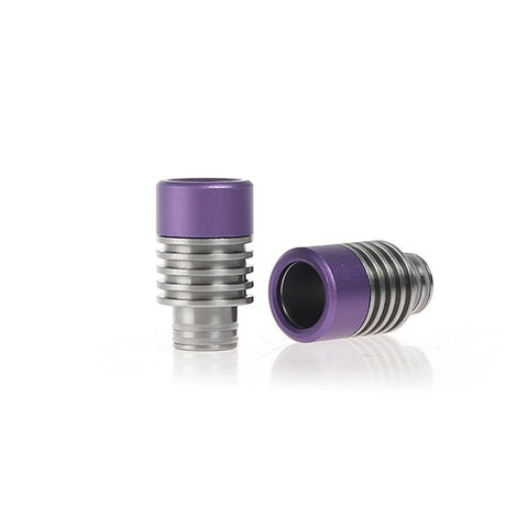 Aluminium & Stainless Steel Gyroidal Wide Bore Drip Tips (ALU002)