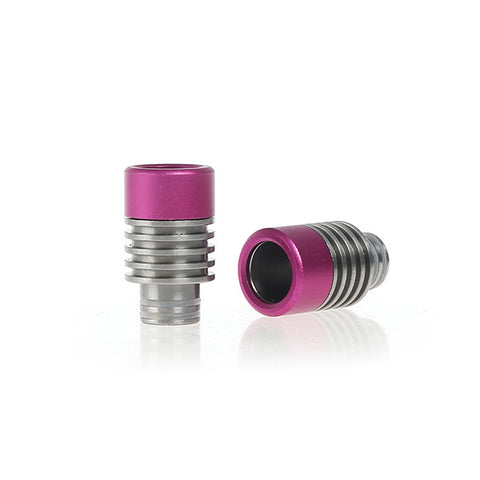 Aluminium & Stainless Steel Gyroidal Wide Bore Drip Tips (ALU002)