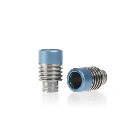 Aluminium & Stainless Steel Gyroidal Wide Bore Drip Tips (ALU002)