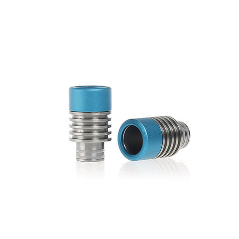 Aluminium & Stainless Steel Gyroidal Wide Bore Drip Tips (ALU002)