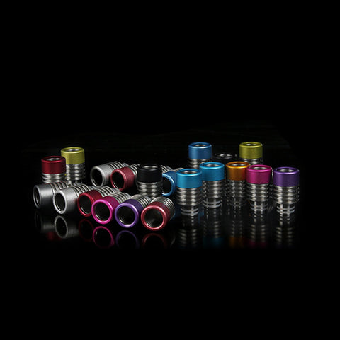 Aluminium & Stainless Steel Gyroidal Wide Bore Drip Tips (ALU002)