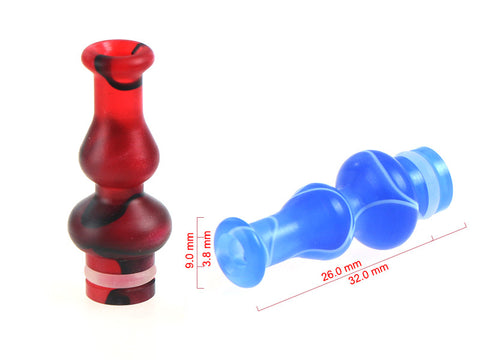 Plastic Marble Effect Vase Style Drip Tips (PLA014)