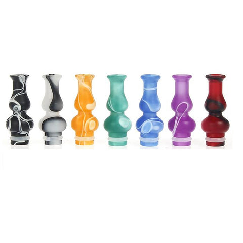 Plastic Marble Effect Vase Style Drip Tips (PLA014)