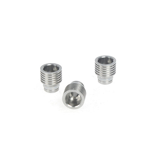 Shorty Ring Design Wide Bore Stainless Steel Drip Tip (SS006)