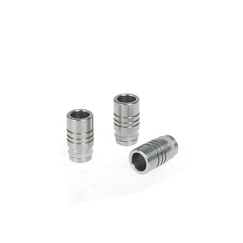 Triple Ring Design Wide Bore Stainless Steel Drip Tip (SS007)
