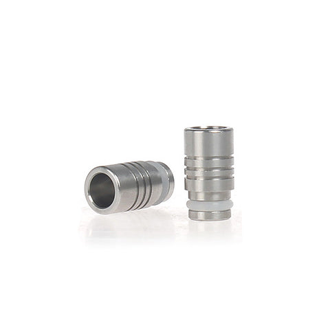 Triple Ring Design Wide Bore Stainless Steel Drip Tip (SS007)