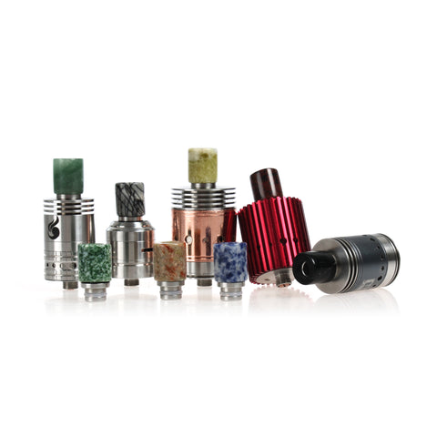 Stone & Stainless Steel Stubby Drip Tips (CER006)