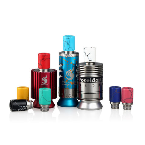 Tophus & Stainless Steel Stubby Drip Tips (CER005)