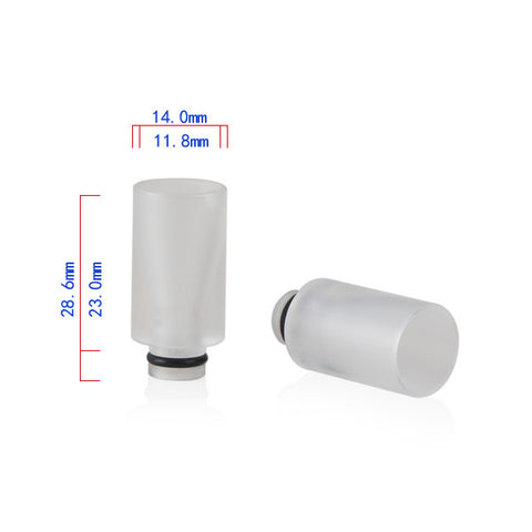 Transparent Acrylic Wide Bore Drip Tip (ACR001)
