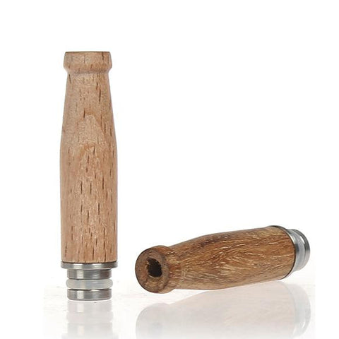 Long Stainless Steel & Wood Drip Tip (WD013)