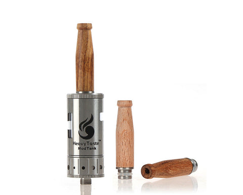 Long Stainless Steel & Wood Drip Tip (WD013)
